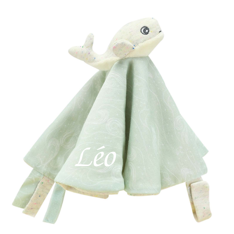  - nova - comforter whale green 25 cm 